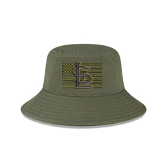 St. Louis Cardinals 2023 Armed Forces Day Bucket Hat - Green | New Era
