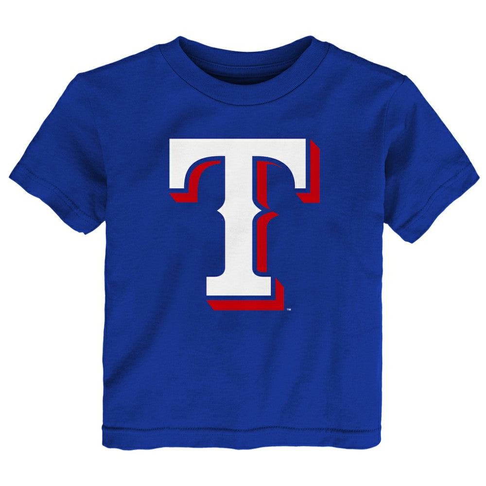 Texas Rangers Youth Logo Primary Team T-Shirt - Royal
