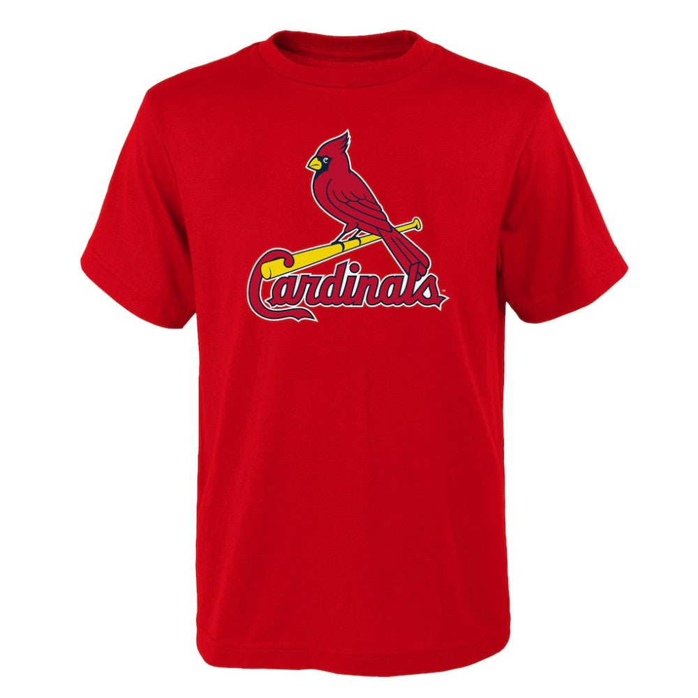St. Louis Cardinals Youth Logo Primary Team T-Shirt - Red