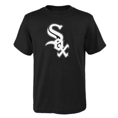 Chicago White Sox Youth Logo Primary Team T-Shirt - Black