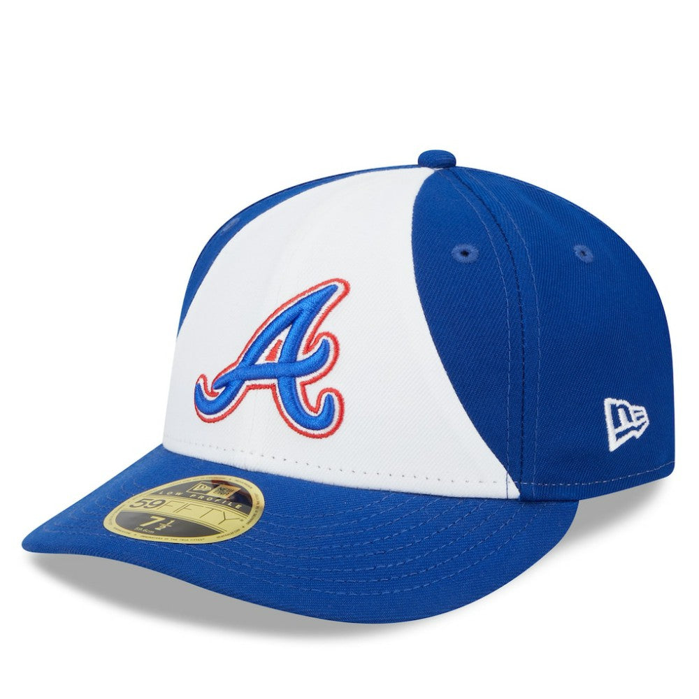Atlanta Braves 2023 City Connect Low Profile 59FIFTY Fitted Hat - White/Royal | New Era