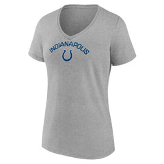 Indianapolis Colts Women's Team Arc V-Neck T-Shirt - Heather Gray online