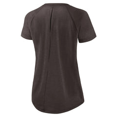 Cleveland Browns Women's Back Slit Lightweight Fashion T-Shirt - White/Heather Scarlet | Nike sale