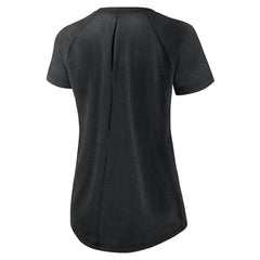 New Orleans Saints Women's Back Slit Lightweight Fashion T-Shirt - White/Heather Scarlet | Nike for sale