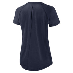 Tennessee Titans Women's Back Slit Lightweight Fashion T-Shirt - White/Heather Scarlet | Nike sale