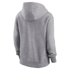 Indianapolis Colts Women's Team Logo Club Fleece Pullover Hoodie - Heather Gray | Nike outlet