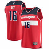 Anthony Gill Washington Wizards Fast Break Replica Jersey - Icon Edition - Red | Fanatics discount