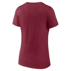 Women's Burgundy Washington Commanders Back Home Again V-Neck T-Shirt discount
