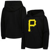 Pittsburgh Pirates Youth Team Primary Logo Pullover Hoodie - Black