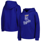 Kansas City Royals Youth Team Primary Logo Pullover Hoodie - Royal