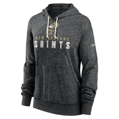 New Orleans Saints Women's Rewind Gym Vintage Lightweight Pullover Hoodie - Black | Nike online