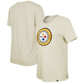 Pittsburgh Steelers New Era Women's 2023 NFL Draft T-Shirt - Cream cheap