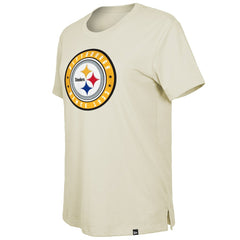 Pittsburgh Steelers New Era Women's 2023 NFL Draft T-Shirt - Cream cheap