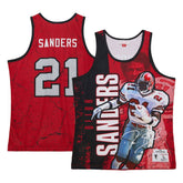 Deion Sanders Atlanta Falcons 1989 Player Burst Tank Top - Red on sale