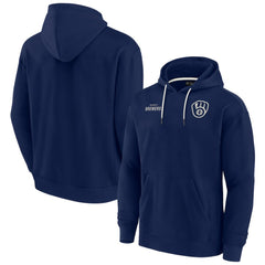 Milwaukee Brewers Unisex Elements Super Soft Fleece Pullover Hoodie - Navy
