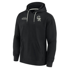Colorado Rockies Unisex Elements Super Soft Fleece Pullover Hoodie - Black
