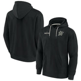 Miami Marlins Unisex Elements Super Soft Fleece Pullover Hoodie - Black
