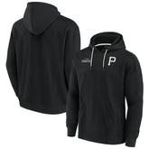 Pittsburgh Pirates Unisex Elements Super Soft Fleece Pullover Hoodie - Black