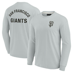 San Francisco Giants Unisex Elements Super Soft Long Sleeve T-Shirt - Gray