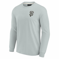 San Francisco Giants Unisex Elements Super Soft Long Sleeve T-Shirt - Gray