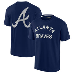 Atlanta Braves Unisex Elements Super Soft Short Sleeve T-Shirt - Navy