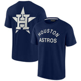 Houston Astros Unisex Elements Super Soft Short Sleeve T-Shirt - Navy
