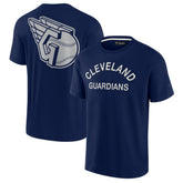 Cleveland Guardians Unisex Elements Super Soft Short Sleeve T-Shirt - Navy