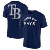 Tampa Bay Rays Unisex Elements Super Soft Short Sleeve T-Shirt - Navy
