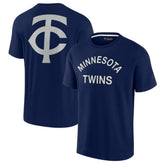 Minnesota Twins Unisex Elements Super Soft Short Sleeve T-Shirt - Navy