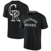 Colorado Rockies Unisex Elements Super Soft Short Sleeve T-Shirt - Black
