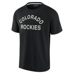 Colorado Rockies Unisex Elements Super Soft Short Sleeve T-Shirt - Black