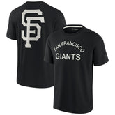 San Francisco Giants Unisex Elements Super Soft Short Sleeve T-Shirt - Black