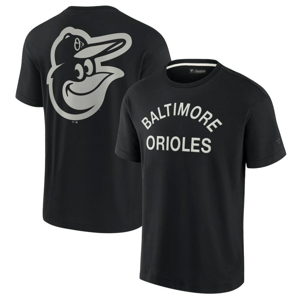 Baltimore Orioles Unisex Elements Super Soft Short Sleeve T-Shirt - Black