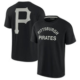 Pittsburgh Pirates Unisex Elements Super Soft Short Sleeve T-Shirt - Black