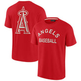 Los Angeles Angels Unisex Elements Super Soft Short Sleeve T-Shirt - Red