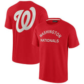 Washington Nationals Unisex Elements Super Soft Short Sleeve T-Shirt - Red