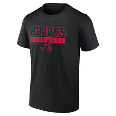 Atlanta Braves In The Mitt T-Shirt - Black