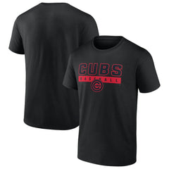 Chicago Cubs In The Mitt T-Shirt - Black