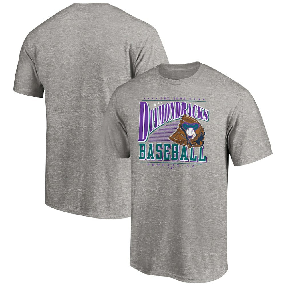 Arizona Diamondbacks Cooperstown Collection Winning Time T-Shirt - Heather Gray