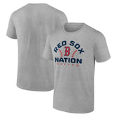 Boston Red Sox Team Go For Two T-Shirt - Heather Gray
