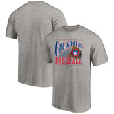 Chicago Cubs Cooperstown Collection Winning Time T-Shirt - Heather Gray