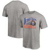 Detroit Tigers Cooperstown Collection Winning Time T-Shirt - Heather Gray