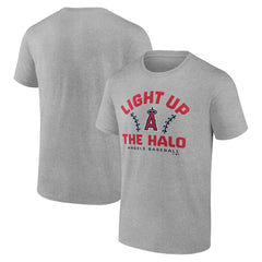 Los Angeles Angels Team Go For Two T-Shirt - Heather Gray