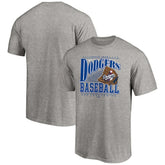 Los Angeles Dodgers Cooperstown Collection Winning Time T-Shirt - Heather Gray