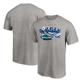 Los Angeles Dodgers Team Heater T-Shirt - Heather Gray