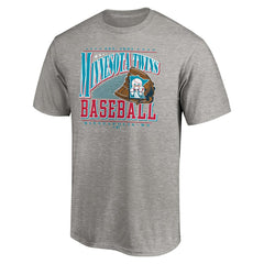 Minnesota Twins Cooperstown Collection Winning Time T-Shirt - Heather Gray