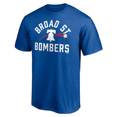 Philadelphia Phillies Paint the Black Broad Street Bombers T-Shirt - Royal