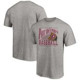 Philadelphia Phillies Cooperstown Collection Winning Time T-Shirt - Heather Gray