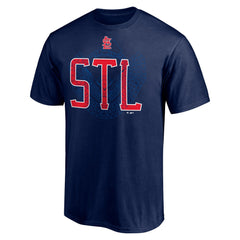 St. Louis Cardinals Paint the Black T-Shirt - Navy