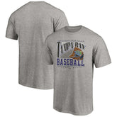 Tampa Bay Rays Cooperstown Collection Winning Time T-Shirt - Heather Gray